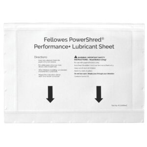 POWERSHRED® Performance+ Lubricant Sheets 10pk
