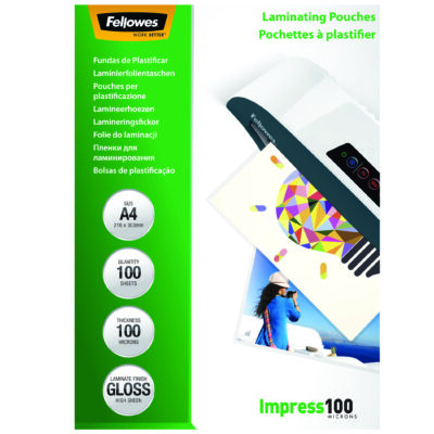 A4 100 Micron Laminating Pouch – 100 pack